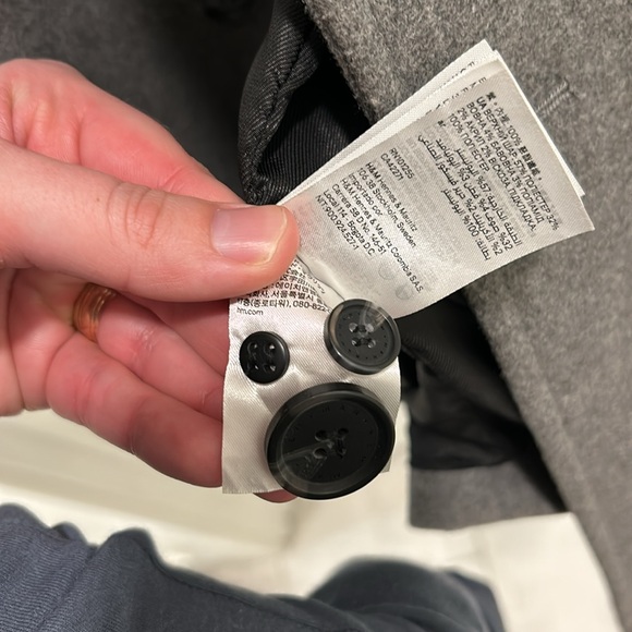 Men’s wool coat - Picture 6 of 6